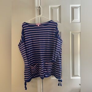 ECU Lilly Pulitzer Sweater With Pockets Size Medium